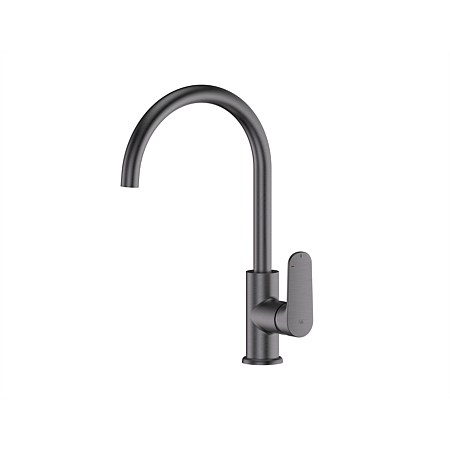 Greens Optimus Goosneck Sink Mixer PVD Gunmetal