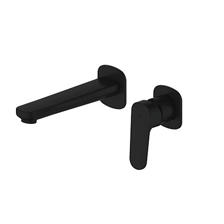 Greens Optimus Wall Basin Mixer PVD Matte Black