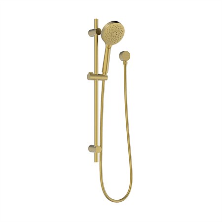 Greens Optimus Rail Shower Brushed Brass