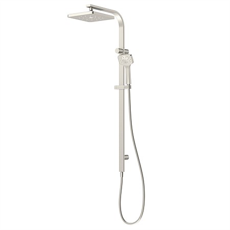 Methven Waipori MK2 Rail Shower With Overhead Brushed Nickel