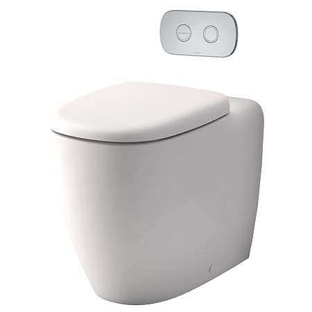 Caroma Contura II Cleanflush® Invisi Series II® Wall-Faced Toilet Suite with Soft Close Seat Matte W