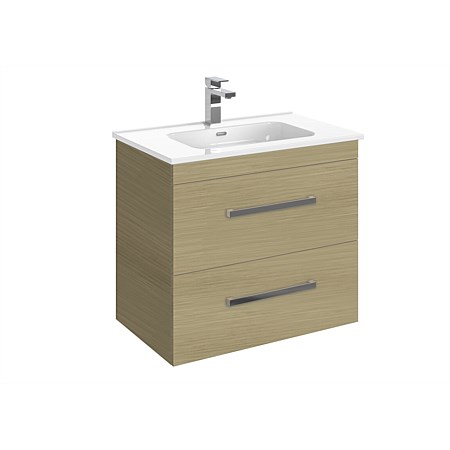 LeVivi York 750mm Double Stack Wall-Hung Vanity Light Oak