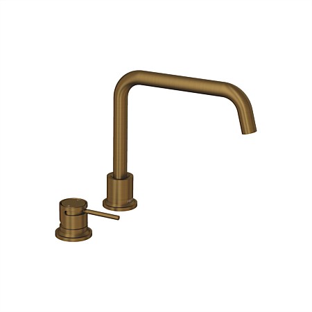 Felton Tate Deck Mounted Sink Mixer Brushed Bronze
