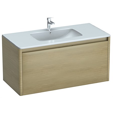 LeVivi Lucca 1000mm Wall-Hung Vanity Light Oak