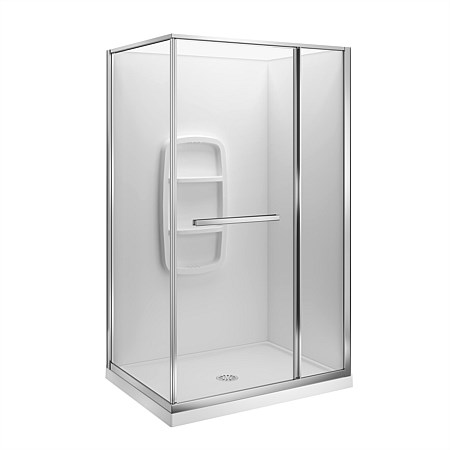LeVivi Nest 1200x900mm Moulded Wall Shower Enclosure Right-hand Polished