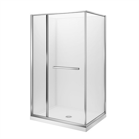 LeVivi Nest 1200x900mm Flat Wall Shower Enclosure Left-hand Polished