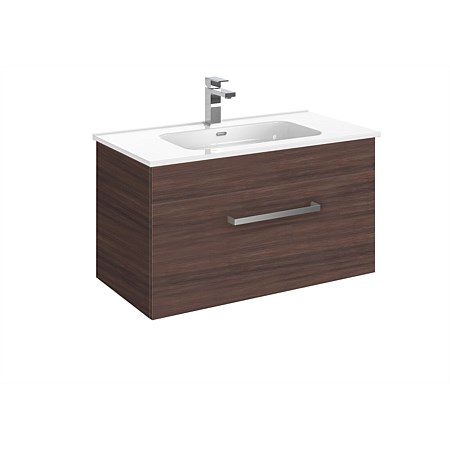 LeVivi York 900mm Wall-Hung Vanity Walnut