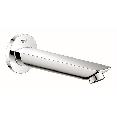 GROHE BauEdge Wall Mounted Bath Spout 140mm Chrome