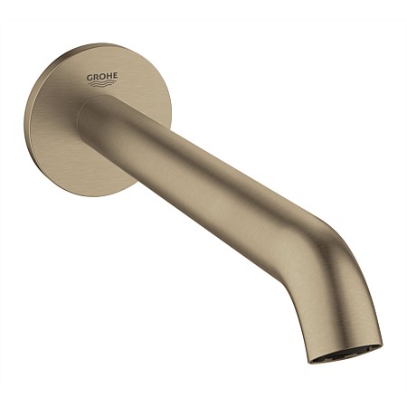 GROHE Essence Wall Mounted Bath Spout 220mm Brushed Nickel