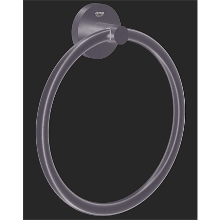 GROHE Essentials Towel Ring Brushed Nickel