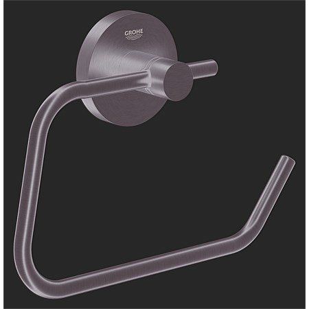 GROHE Essentials Toilet Roll Holder without Cover Brushed Nickel