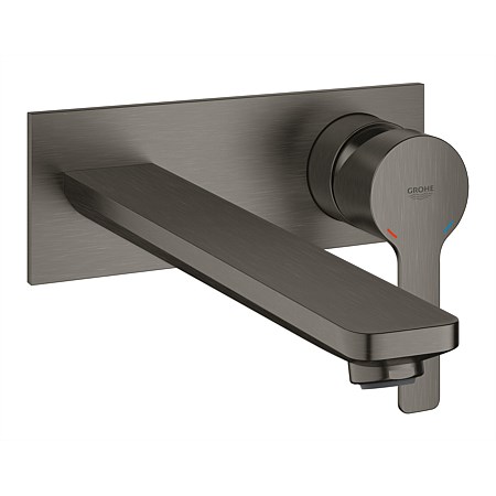GROHE Lineare Wall Mounted Basin Mixer Set 207mm Brushed Hard Graphite