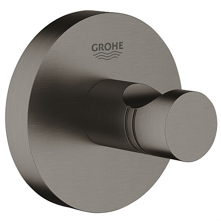 GROHE Essentials Robe Hook Brushed Hard Graphite