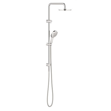 GROHE Rainshower SmartActive Twin Shower System Round with Diverter Chrome