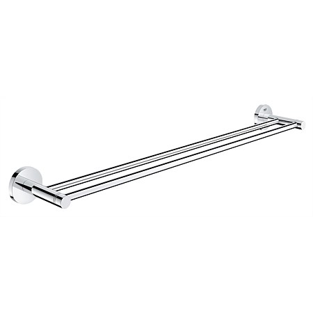 GROHE Essentials Double Towel Rail 600mm Chrome