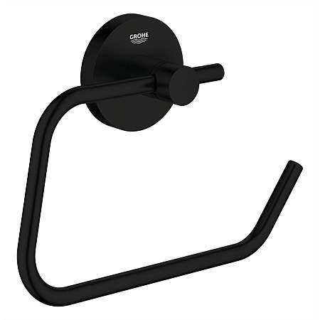 GROHE Essentials Toilet Roll Holder without Cover Matte Black