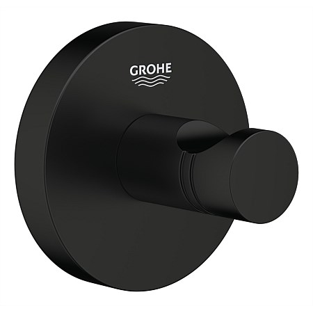 GROHE Essentials Robe Hook Matte Black